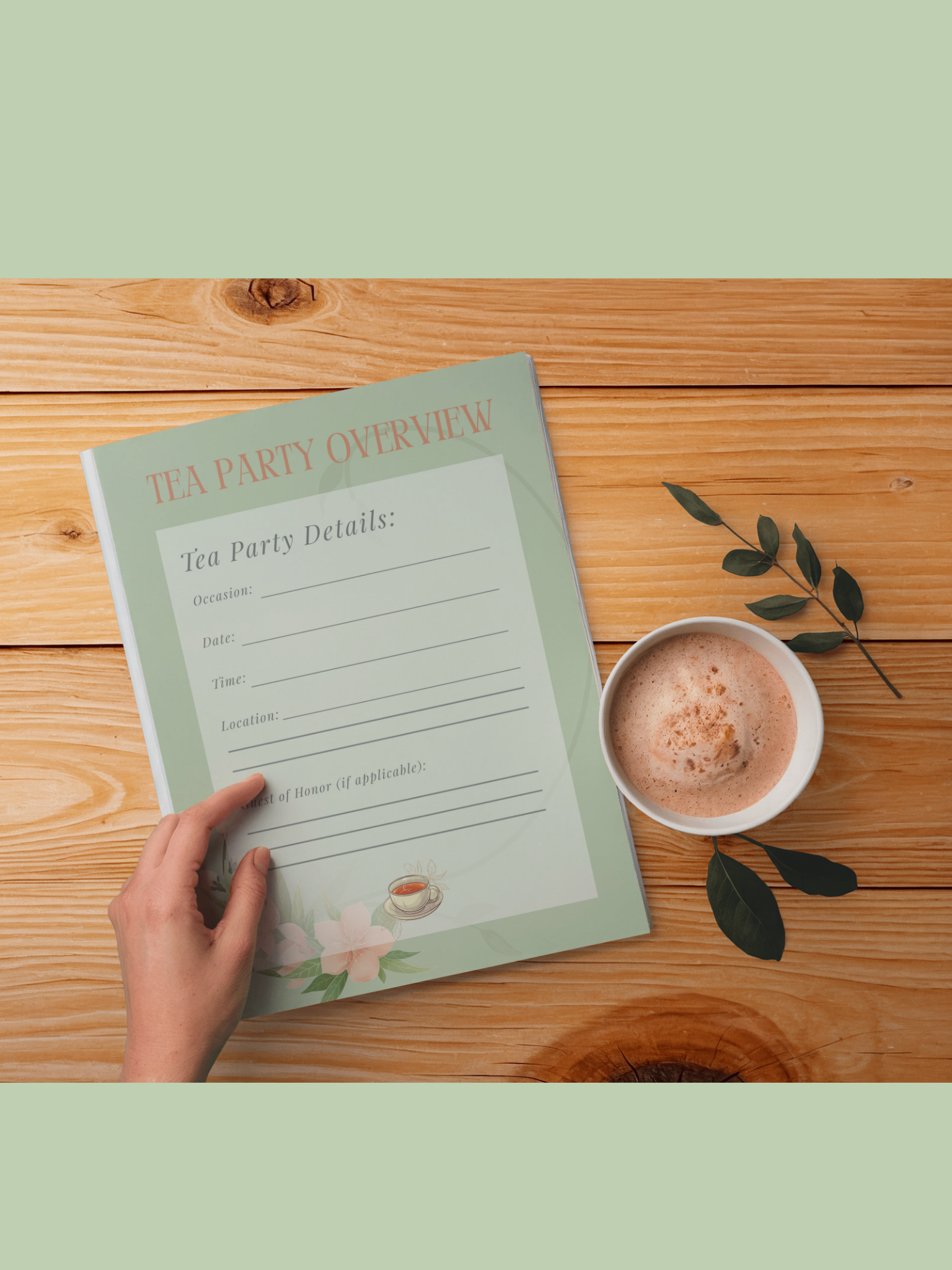 The Art of the Tea Party: A Hosting Guide & Planning Journal