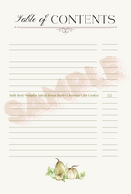 Harvest Recipe Journal: A Blank Seasonal Cookbook to Capture Your Kitchen Creations image 2