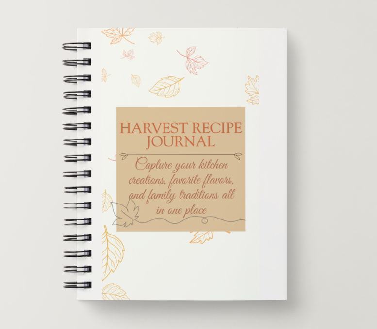 Harvest Recipe Journal: A Blank Seasonal Cookbook to Capture Your Kitchen Creations image 0