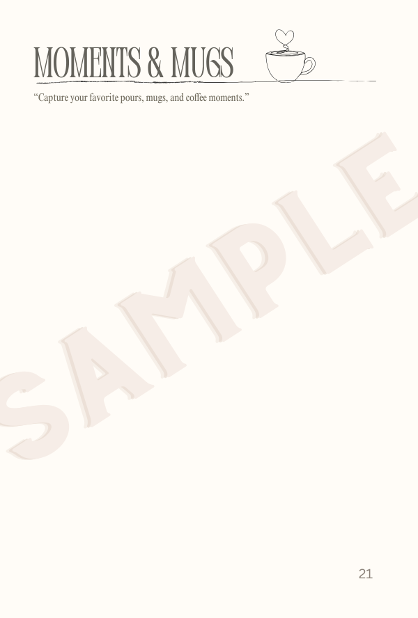 Coffee Creations: A Recipe Journal for Every Cup