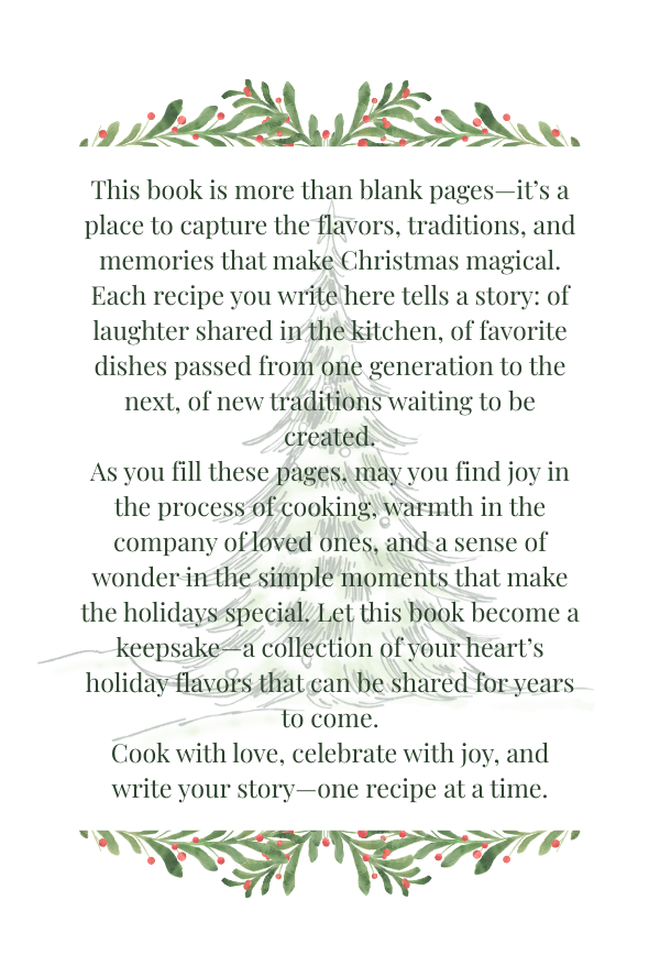 Traditions of Christmas: A Holiday Recipe Book image 4