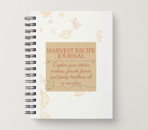 Harvest Recipe Journal: A Blank Seasonal Cookbook to Capture Your Kitchen Creations image 1