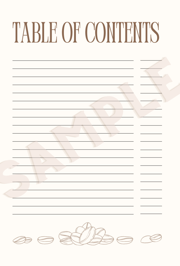 Coffee Creations: A Recipe Journal for Every Cup