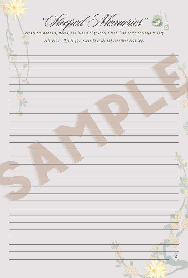 Steep & Savor: The Tea Recipe Journal image 6