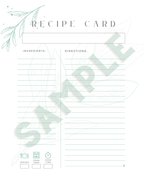 Savor & Share: Printable Blank Recipe Book (US Letter 8.5×11) + FREE Meal Planner