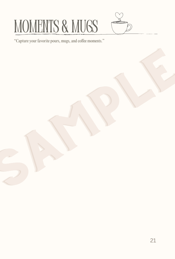 Coffee Creations: A Recipe Journal for Every Cup image 7