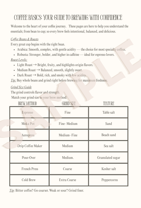 Coffee Creations: A Recipe Journal for Every Cup image 2