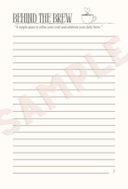 Coffee Creations: A Recipe Journal for Every Cup image 6